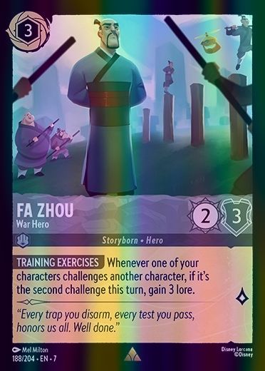 Fa Zhou - War Hero (Archazia's Island - 188/204) Rare