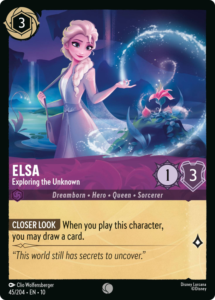 Elsa - Exploring the Unknown (045/204 - Whispers in the Well) Common