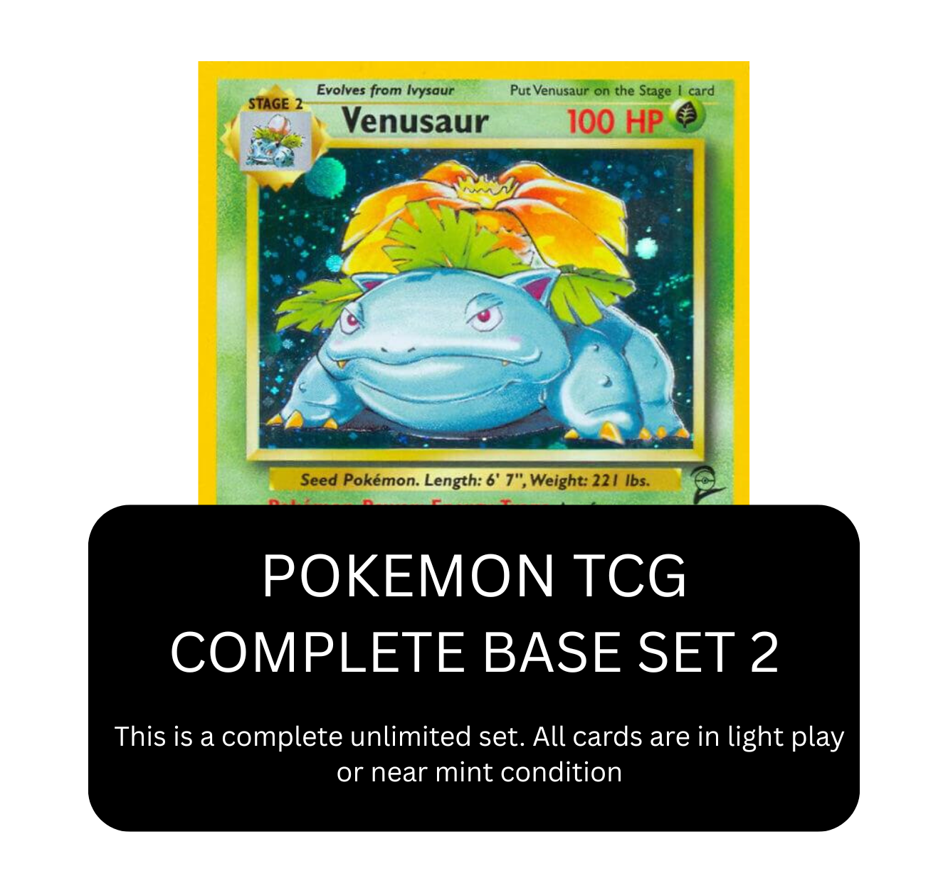 Pokemon TCG: Base Set 2 Complete Set