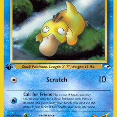 Misty's Psyduck - 54/132 (G1) Uncommon - Moderate Play Unlimited