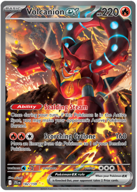 Volcanion ex - 182/159 (JTG) Special Illustration Rare
