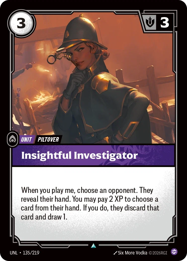 Insightful Investigator - 135/219 (UNL) Uncommon