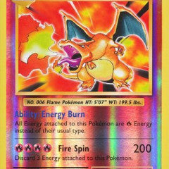 Charizard Lv.76 - 011/108 (EVO) Rare - Light Played Reverse Holofoil