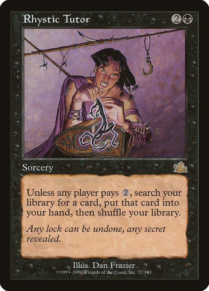 Rhystic Tutor (PCY-R) Damaged