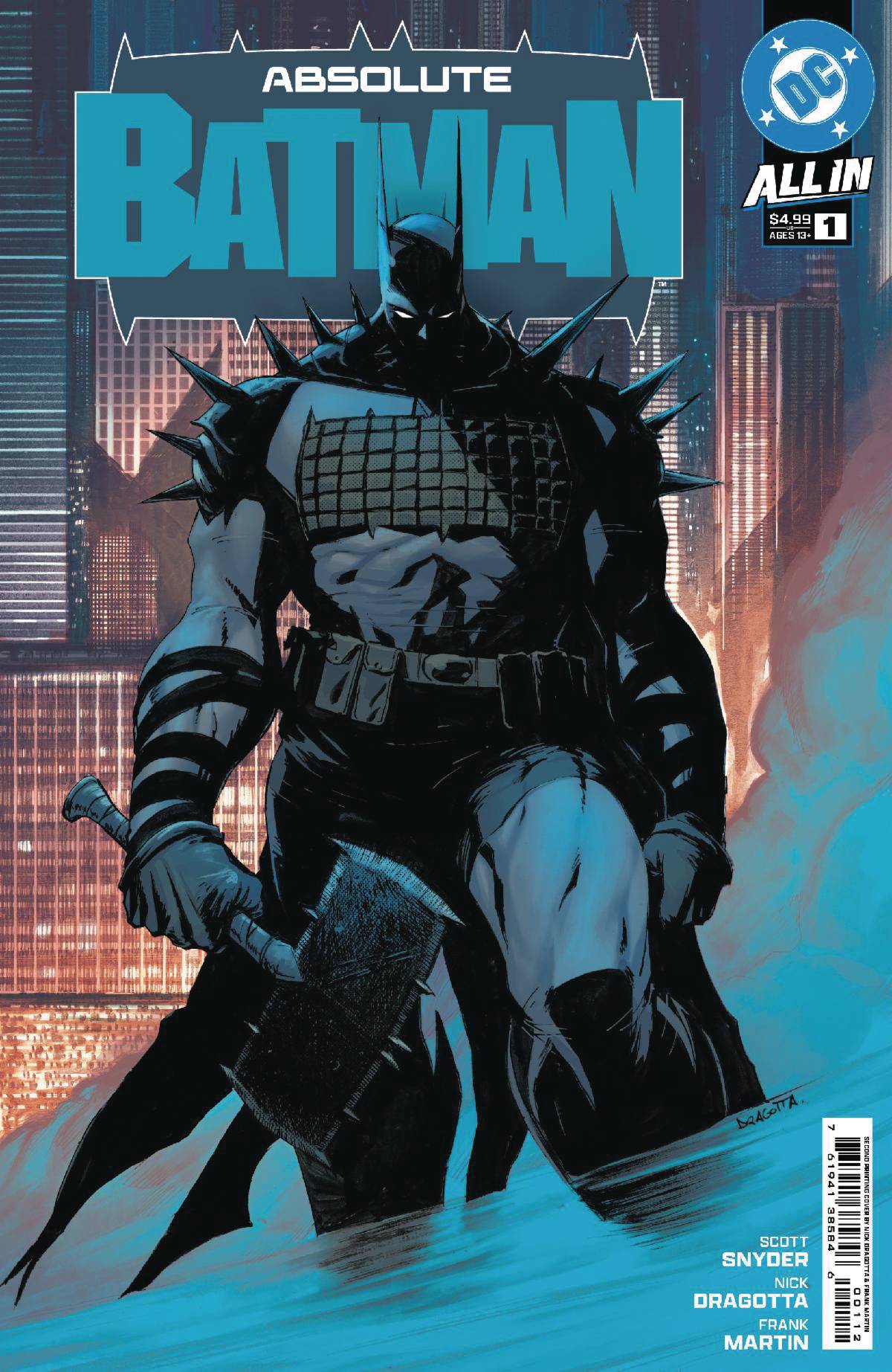 ABSOLUTE BATMAN #1 Second Printing Cvr A Nick Dragotta