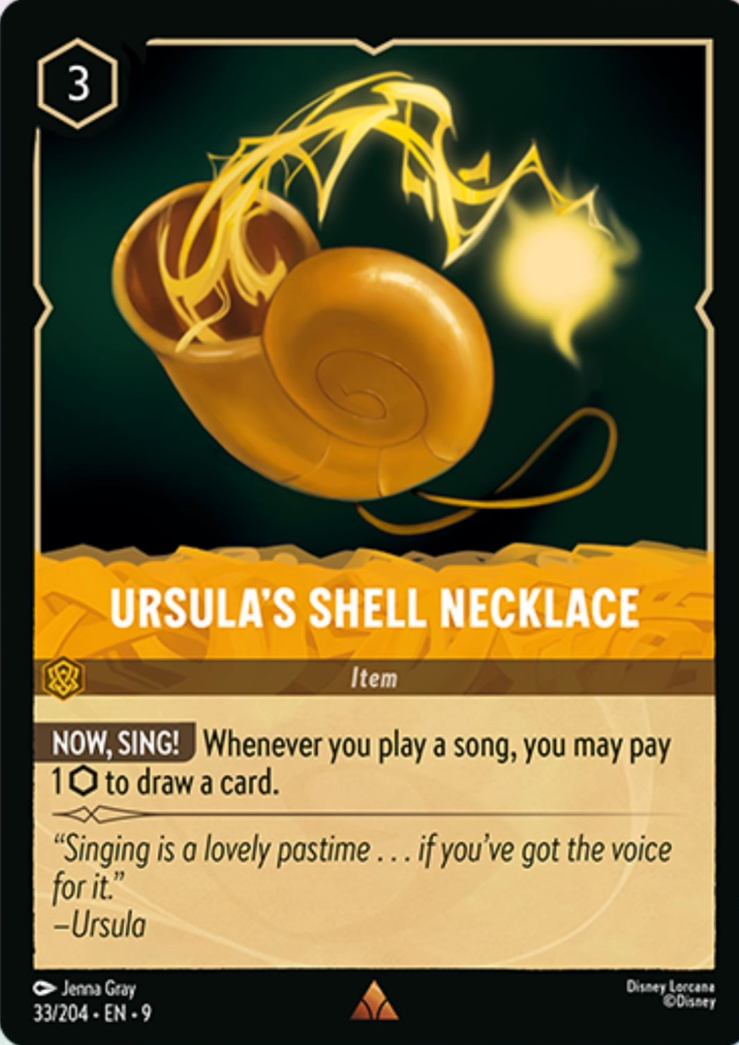 Ursula's Shell Necklace (033/204 - Fabled) Rare