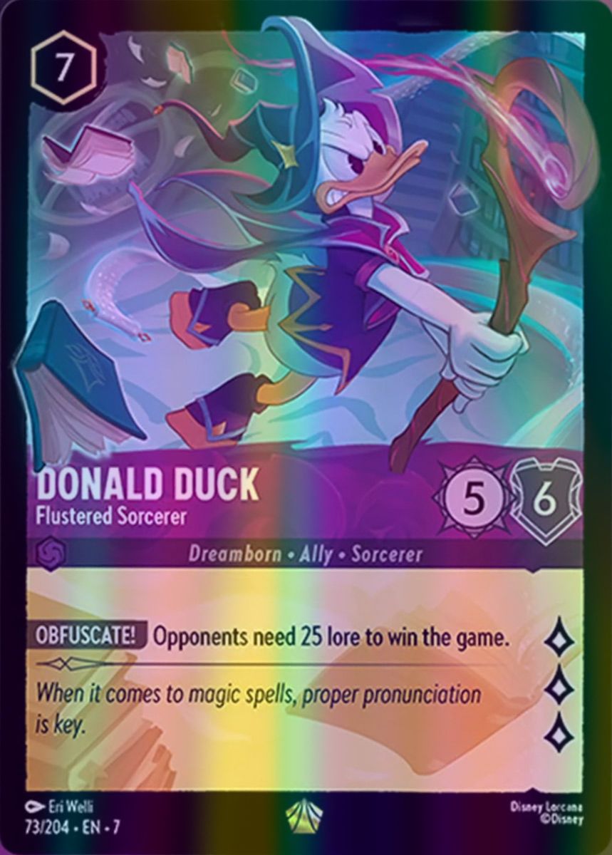 Donald Duck - Flustered Sorcerer (Archazia's Island - 073/204) Legendary