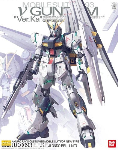 1/100 (MG): Char's Counterattack - RX-93 ν (Nu) Gundam E.F.S.F. (Londo Bell Unit) "Ver. Ka" Amuro Ray's Customize Mobile Suit for Newtype