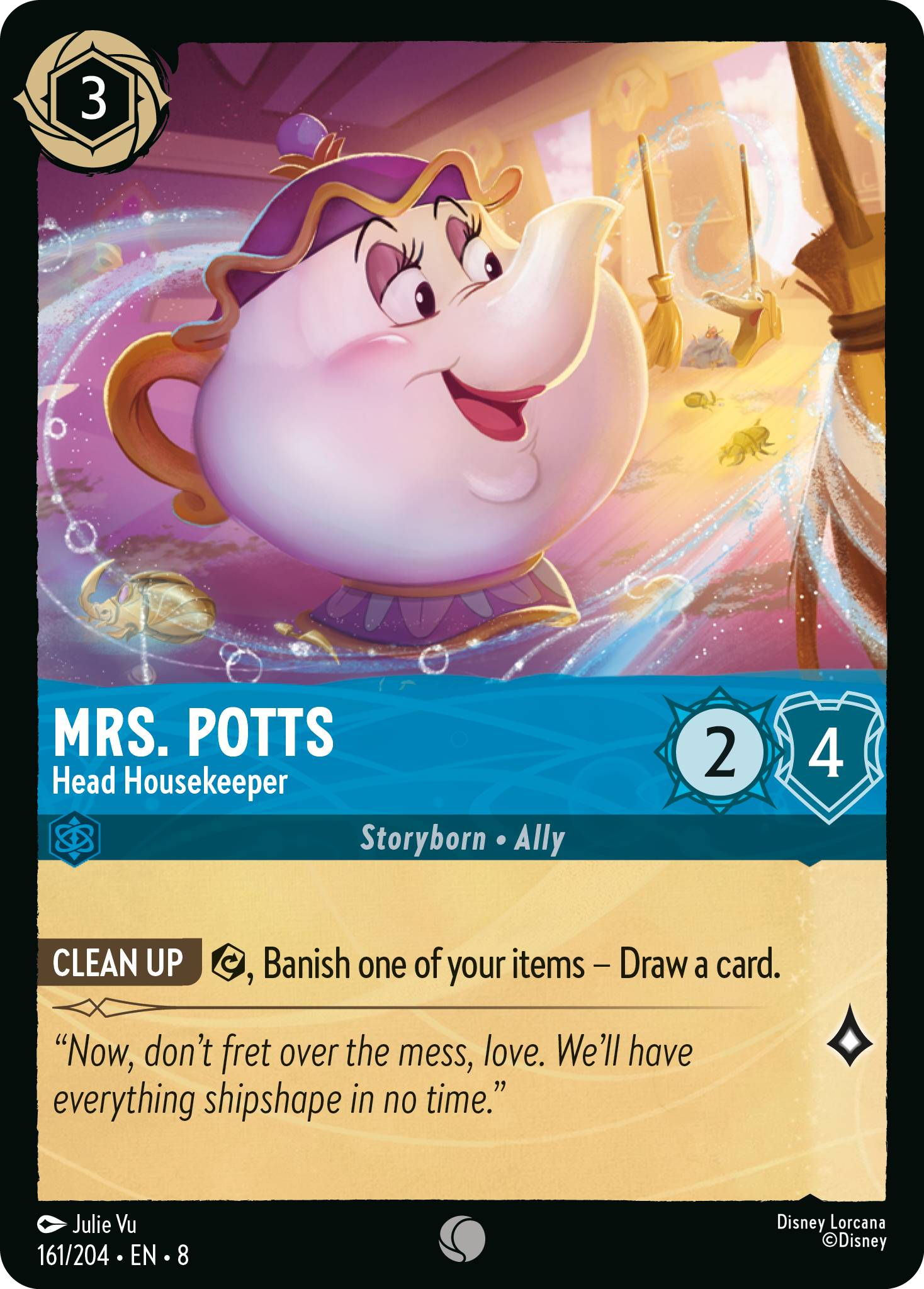 Mrs.Potts - Head Housekeeper (Reign of Jafar - 161/204 ) Common