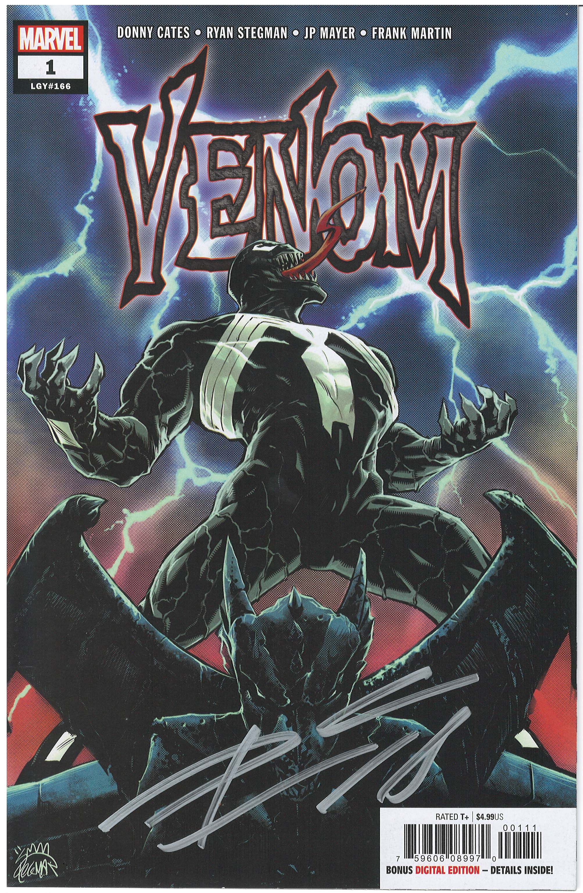 Venom (2018 Series) #1 (9.4) Signed by Donny Cates
