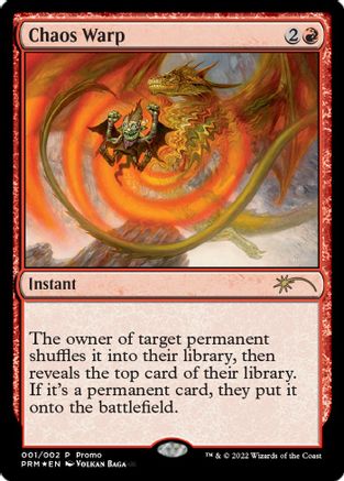 Chaos Warp (WPN-P) Gateway Promo