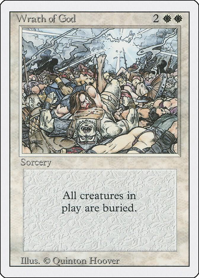 Wrath of God (3ED-R) Moderate Play