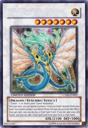 Ancient Fairy Dragon (CT06-EN002) Secret Rare - Heavy Play