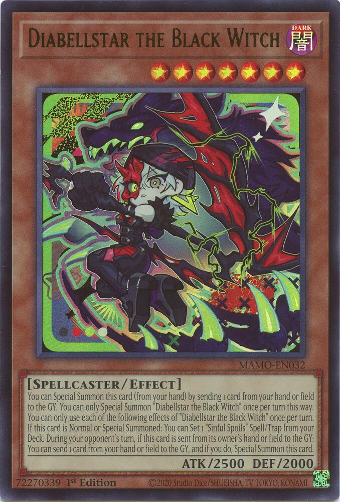 Diabellstar the Black Witch (MAMO-EN032)