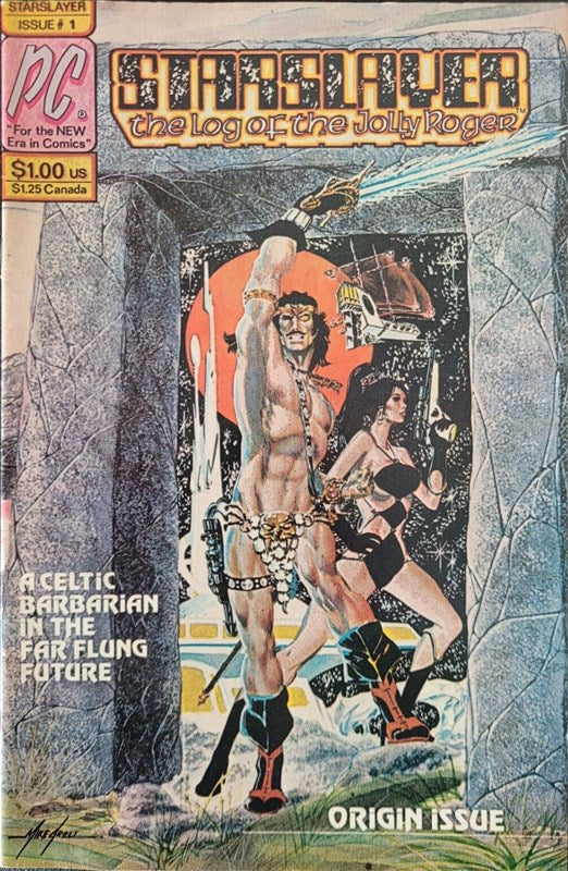 STARSLAYER (1982 Series) #1 (8.0) Cameo App Rocketeer - 1st App Starslayer