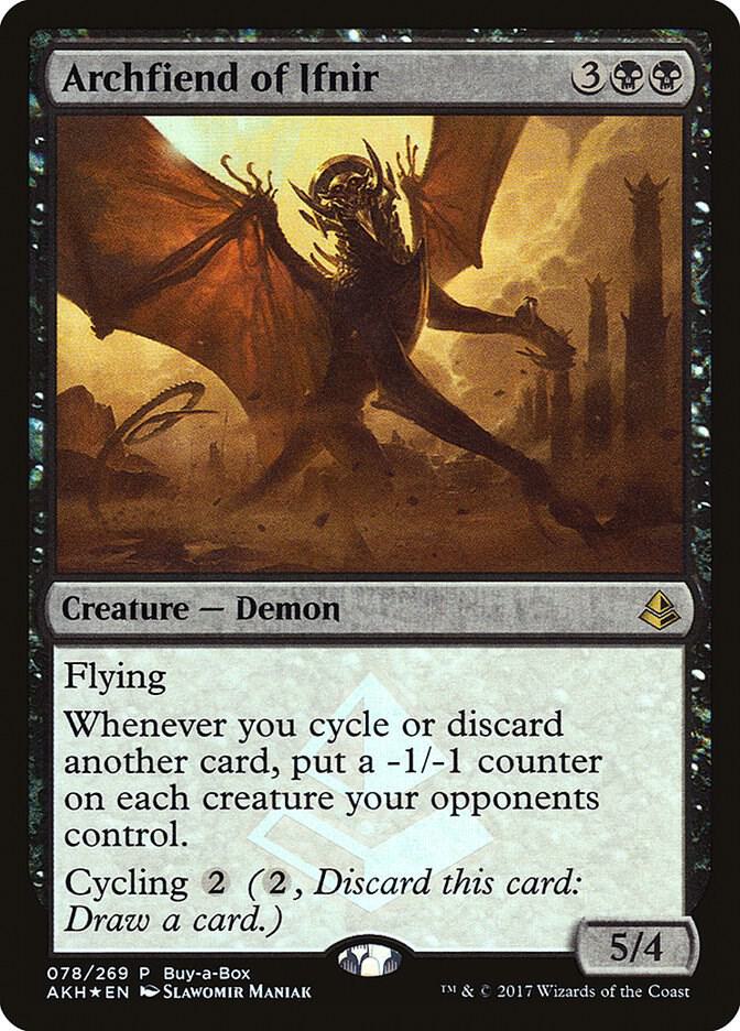 Archfiend of Ifnir (AKH-BAB) Light Play