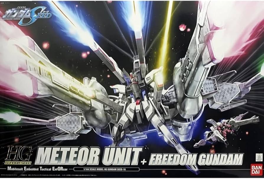 1/144 (HG): Mobile Suit Gundam - Seed Meteor Unit + Freedom Gundam
