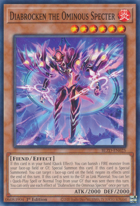 Diabrocken the Ominous Specter (BLZD-EN025)