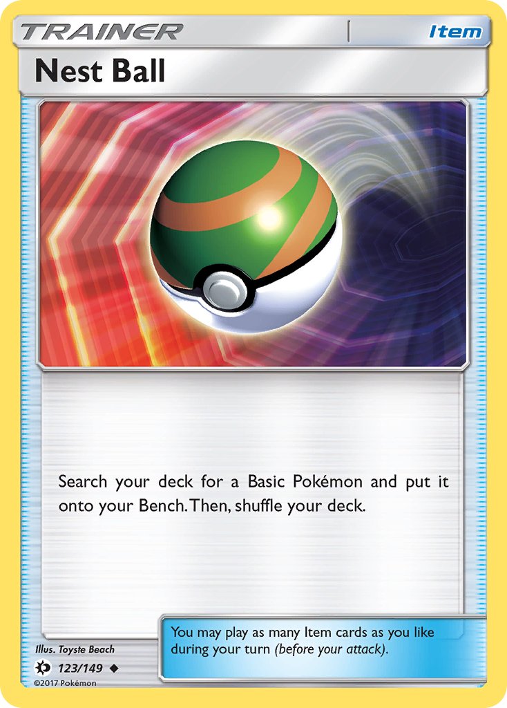 Nest Ball - 123/149 (SM01) Uncommon - Near Mint