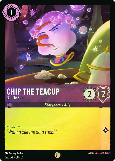 Chip the Teacup - Gentle Soul (Rise of the Floodborn 37/204) Common - Near Mint Cold Foil