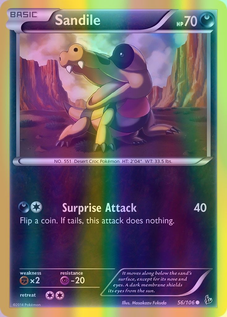 Sandile - 056/106 (FLF) Common - Near Mint Reverse Holofoil