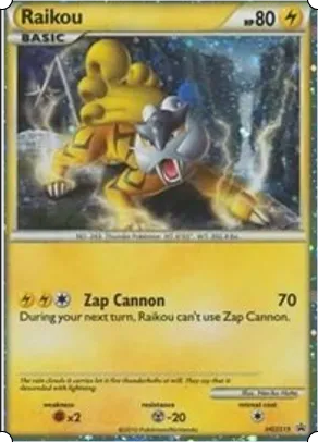 Raikou (HGSS19) Heavily Played