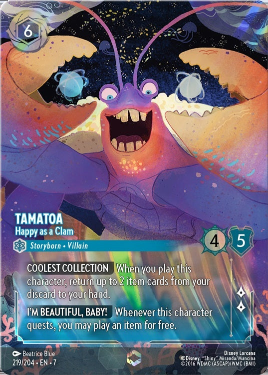 Tamatoa - Happy as a Clam (Archazia's Island - 219/204) Enchanted