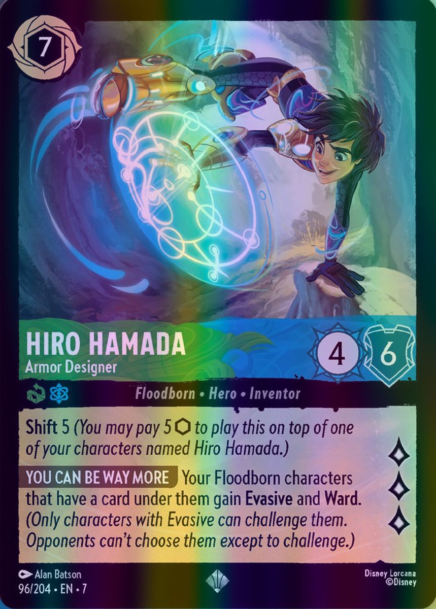 Hiro Hamada - Armor Designer (Archazia's Island - 096/204) Super Rare