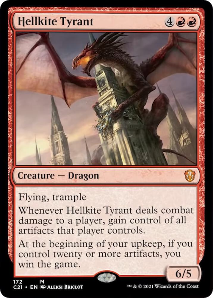 Hellkite Tyrant (C21-M) Light Play