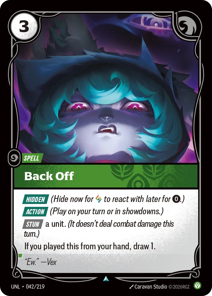 Back Off - 042/219 (UNL) Uncommon