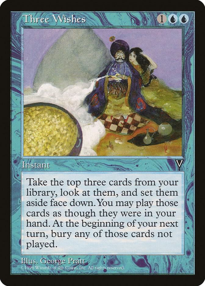Three Wishes (VIS-R) Moderate Play