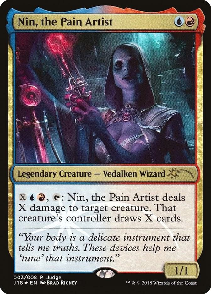 Nin, the Pain Artist (J18-R) Light Play