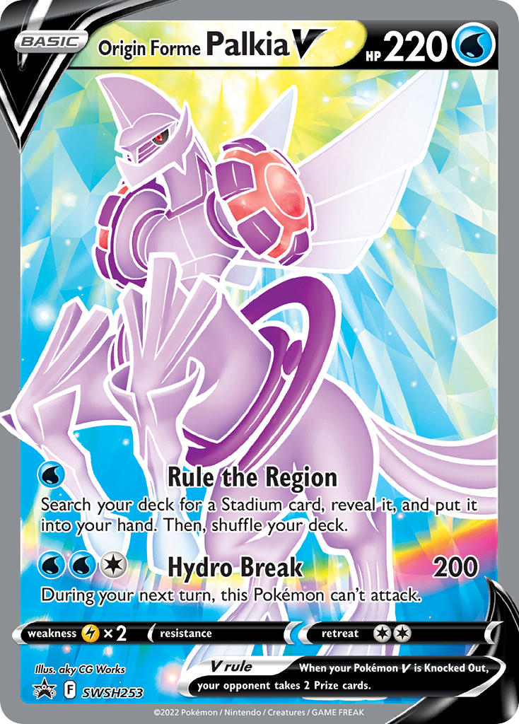 Origin Forme Palkia V - SWSH253 (SWSH:PR) Promo - Near Mint Holofoil