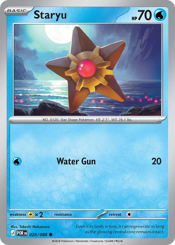 Staryu - 020/088 (POR) Common