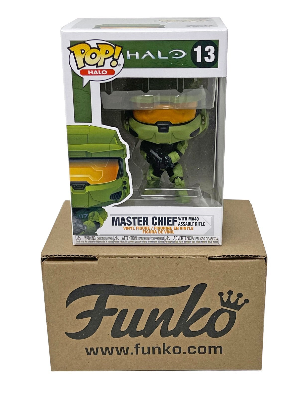 POP Figure: Halo #0013 - Master Chief w/ MA40 Assault Rifle
