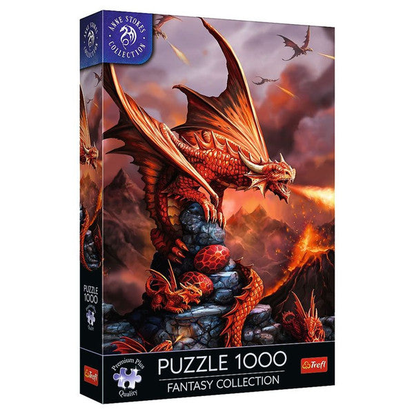 Puzzle: Anne Stokes - Fire Dragon 1000 Piece