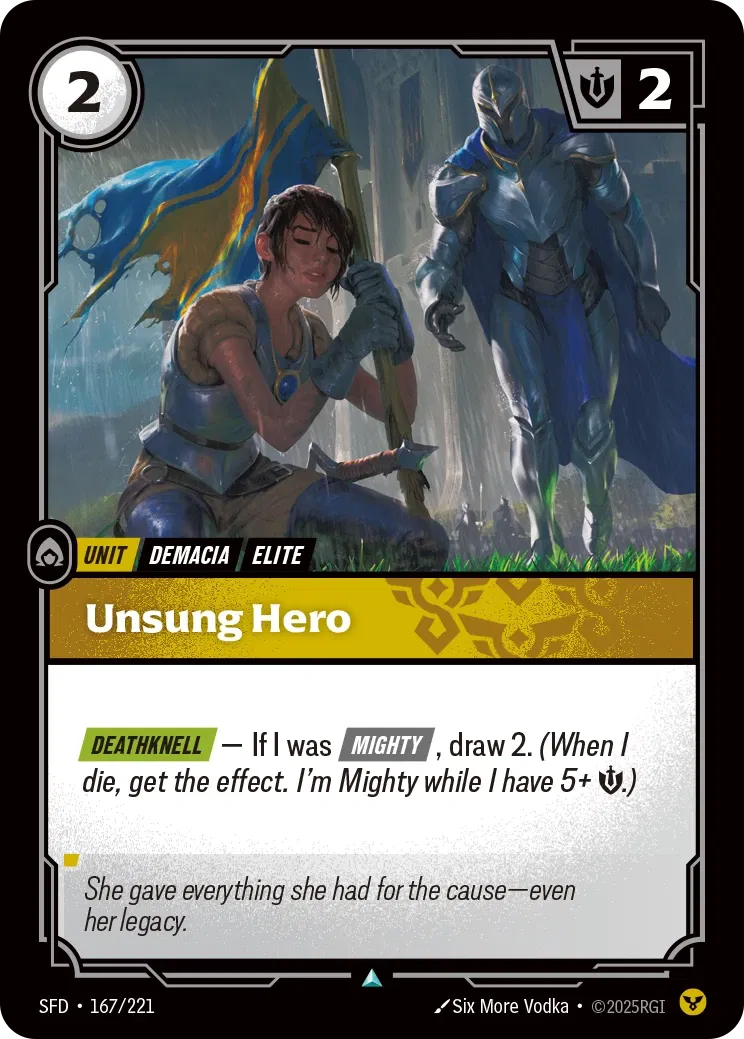Unsung Hero - 167/221 (SFD) Uncommon