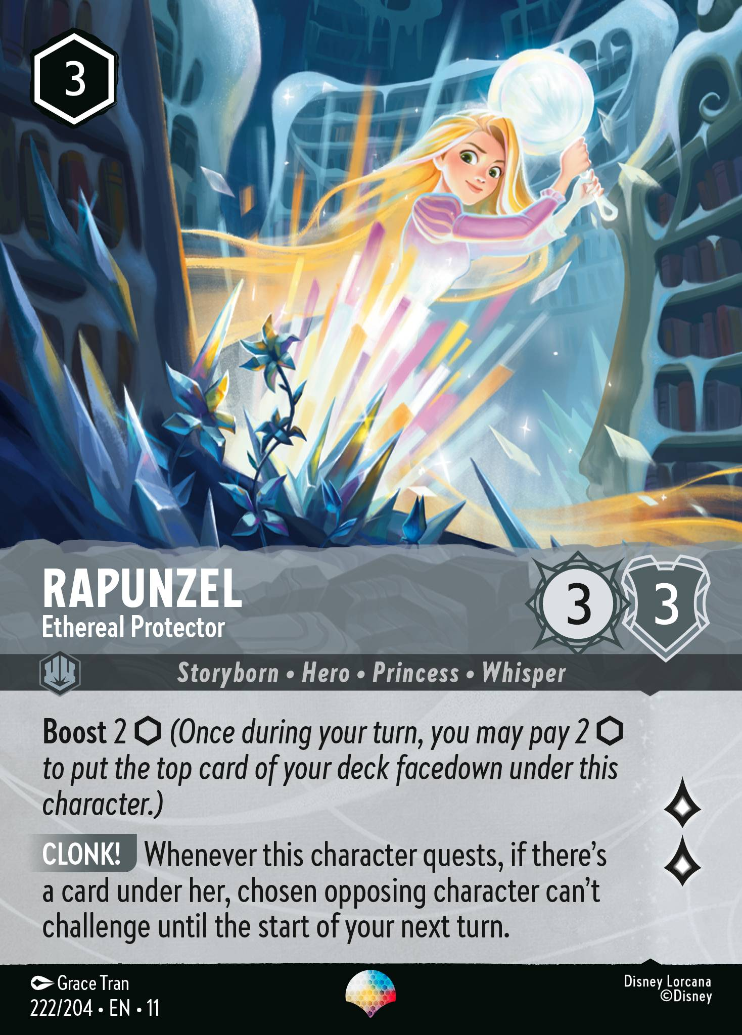 Rapunzel - Ethereal Protector (222/204 - Winterspell) Epic