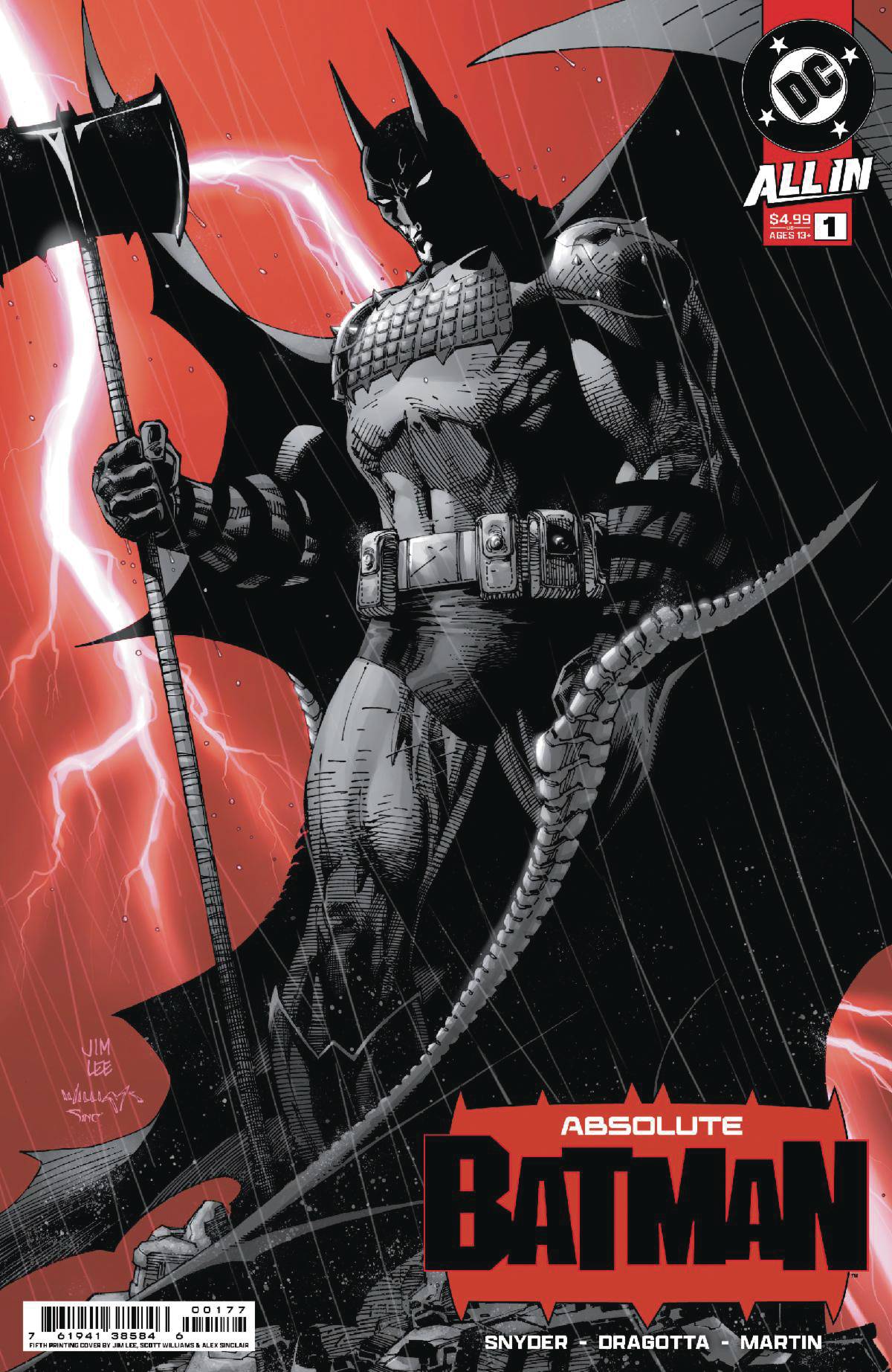 ABSOLUTE BATMAN #1 Fifth Printing Cvr A Jim Lee