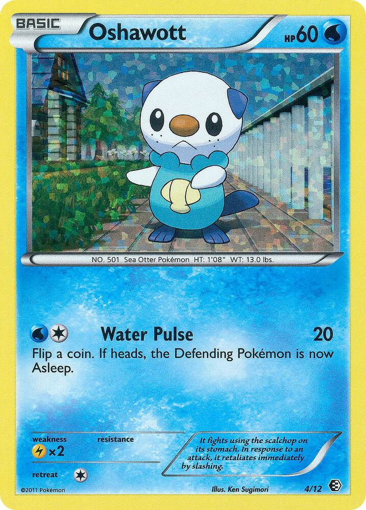 Oshawott - 4/12 (MCD11) Promo - Moderate Play Holofoil