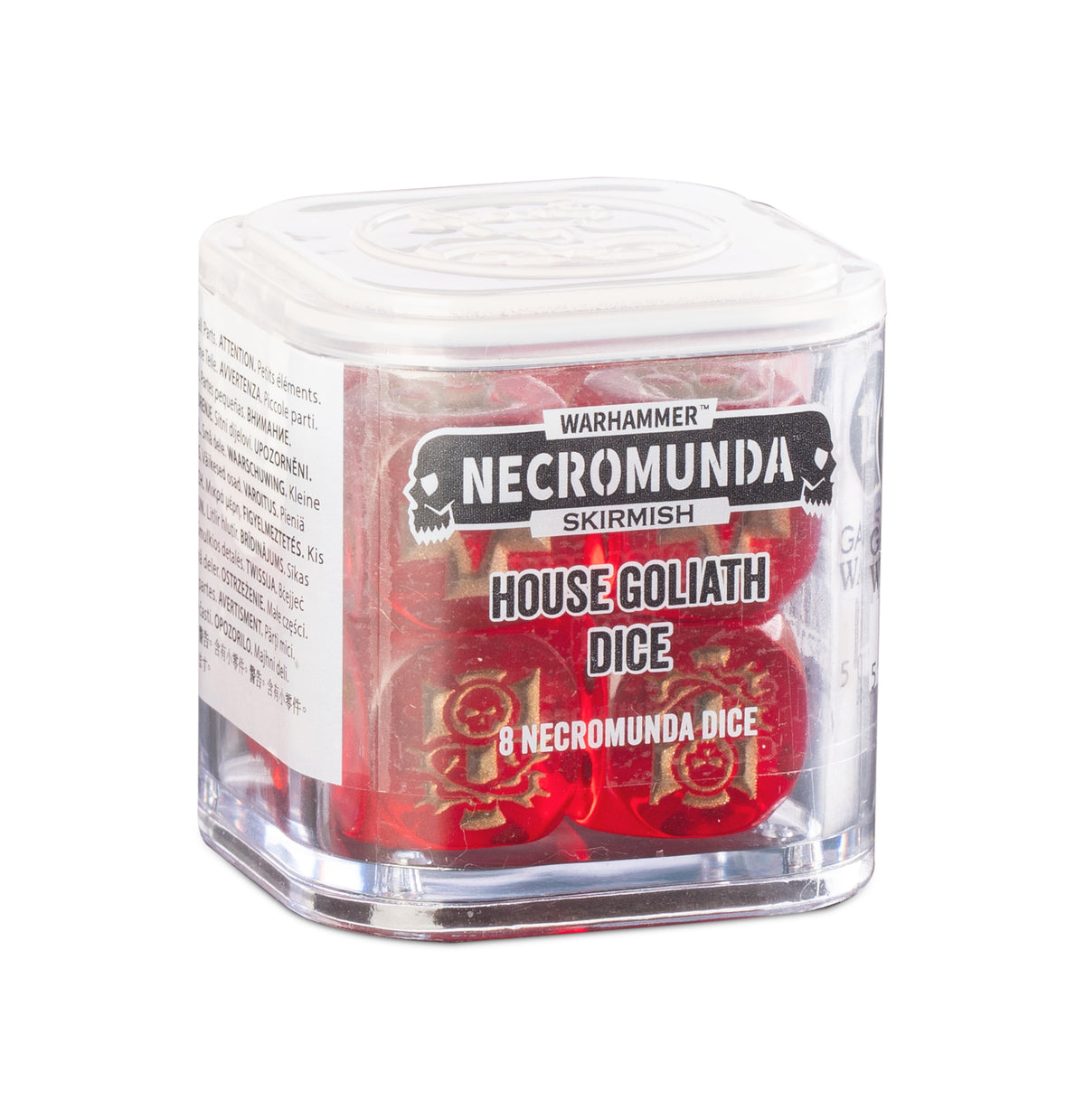 Warhammer Colour: Dice Set - Necromunda Skirmish: Goliath (8)