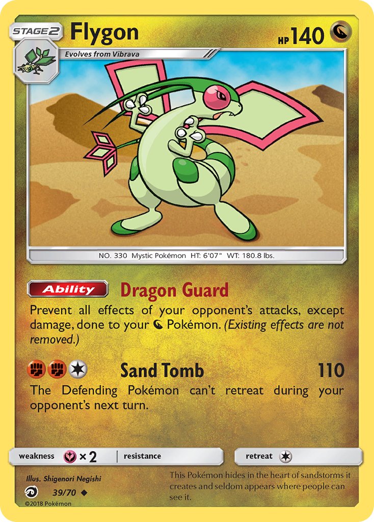 Flygon - 39/70 (DRM) Uncommon - Near Mint