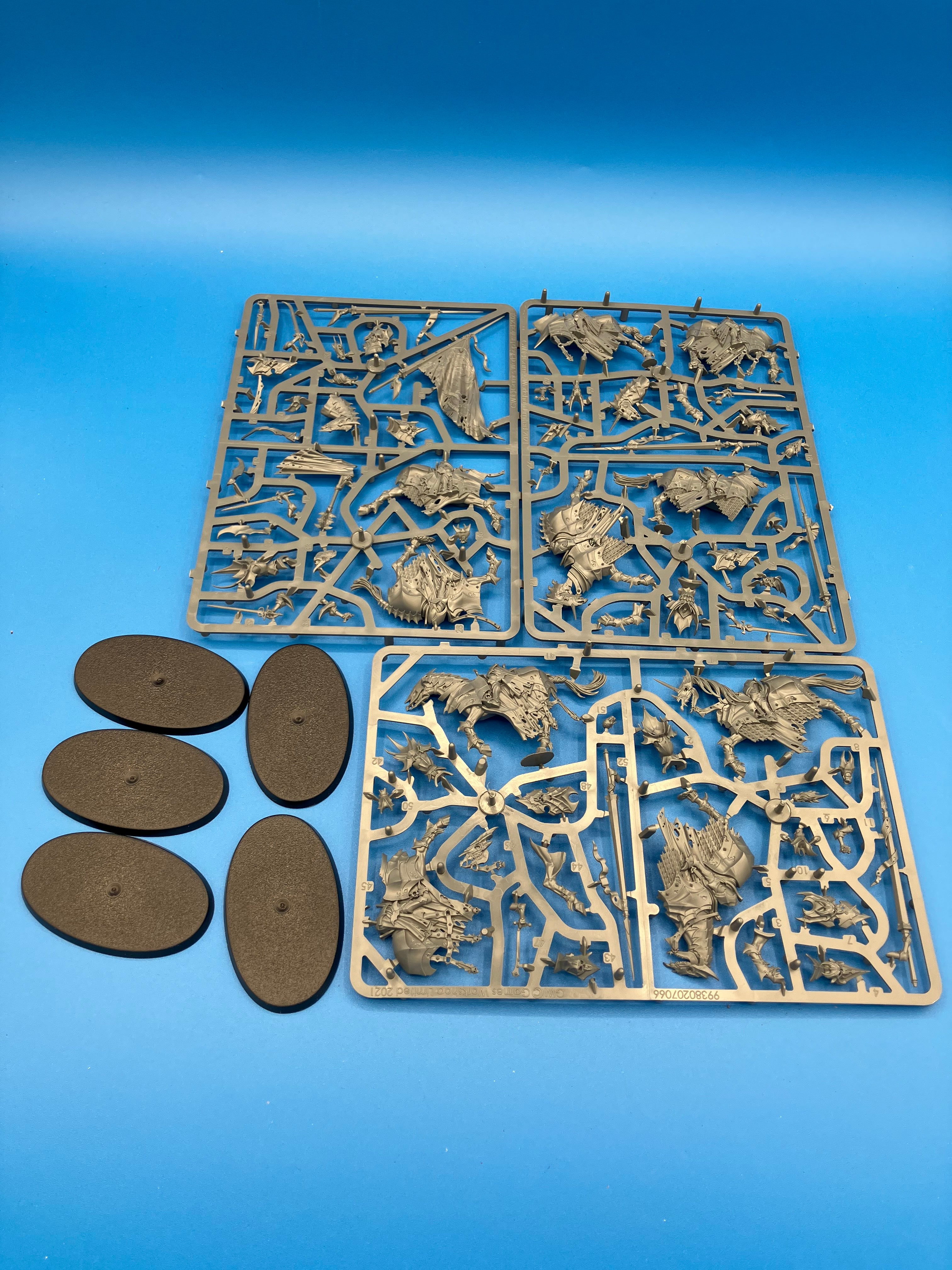 Age of Sigmar: Soulblight Gravelords - Blood Knights (USED) (On Sprue) Lot 1