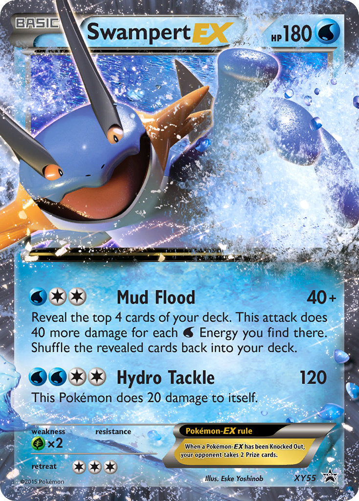 Swampert EX - XY55 (XY:PR) Promo - Near Mint Holofoil