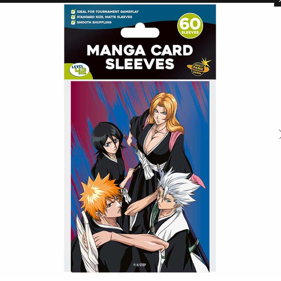 DON'T PANIC GAMES: MANGA CARD SLEEVES: HEROES 4 (BLEACH TWENTY-FIFTH ANNIVERSARY) (60CT)