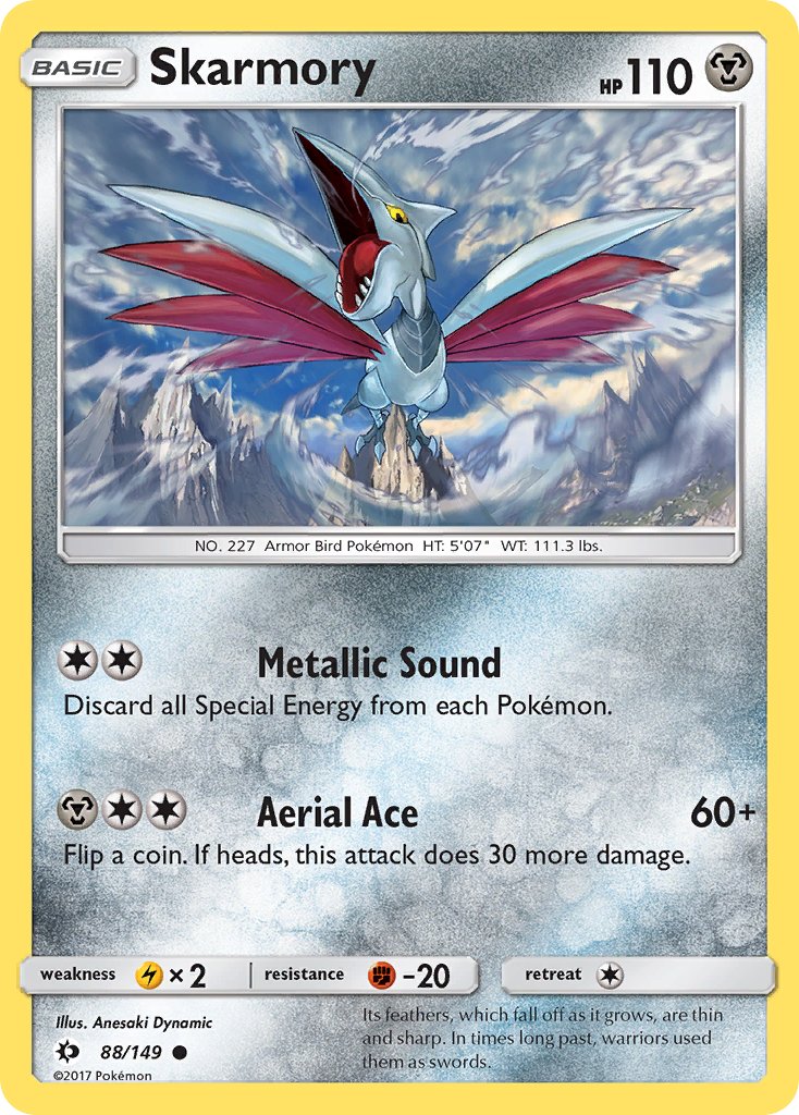 Skarmory - 088/149 (SM01) Common - Near Mint
