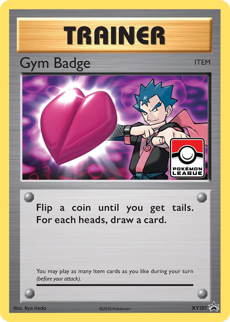 Gym Badge (Koga) - XY207 (XY:PR) Promo - Near Mint Holofoil