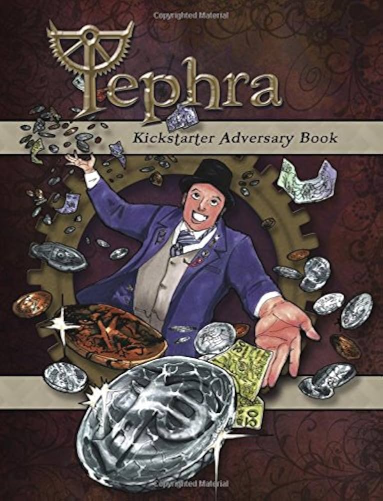 Tephra: The Steampunk RPG - Kickstarter Adversary Book (USED)