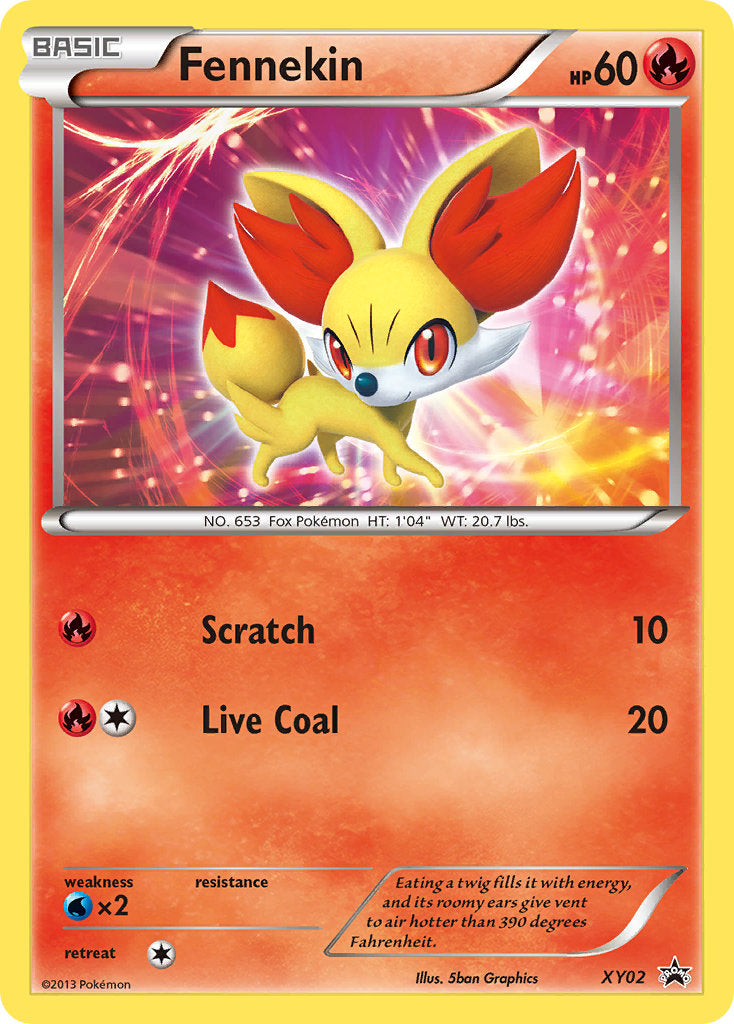 Fennekin - XY02 (XY:PR) Promo - Near Mint Holofoil