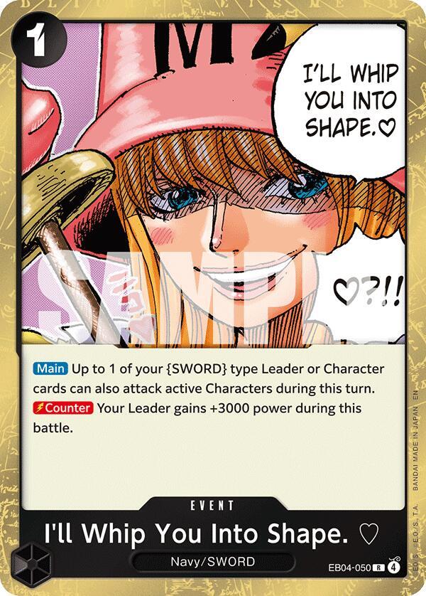 I'll Whip You Into Shape - EB04-050 (OP15-EB04) R - Near Mint